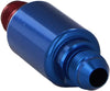 Russell 650100 Red and Blue Anodized Aluminum Competition Fuel Filter