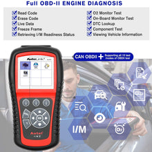 Autel Autolink AL619 Scan Tool with ABS/ SRS Airbag Warning Light OBD2 Scanner, Turn Off Check Engine Light Automotive Diagnostic Tool, Quick Test On The Engine System Scan Tool