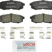Bosch BC1073 QuietCast Premium Ceramic Disc Brake Pad Set For 2004-2006 Mazda MPV; Rear