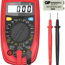 Etekcity Digital Multimeter, Amp Volt Ohm Voltage Tester Meter with Diode and Continuity Test, Dual Fused for Anti-Burn
