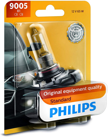 Philips 9005B1 Standard Authentic Halogen Replacement Headlight Bulb,1 pack