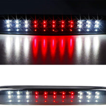 High Mount Stop Tail Light Assembly，Rear Roof Center LED Third 3rd Brake Cargo Light Replacement for 2004-2012 Chevy Colorado，2004-2012 GMC Canyon (Black Housing Smoke Lens)