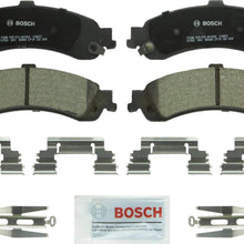 Bosch BC834 QuietCast Premium Ceramic Disc Brake Pad For: Cadillac Escalade, ESV, EXT; Chevrolet Avalanche, Silverado, Suburban, Tahoe; GMC Sierra, Yukon, Yukon XL, Rear
