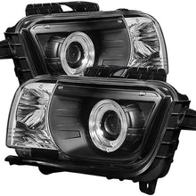 Spyder Auto PRO-YD-CCAM2010-HL-BK Chevrolet Camaro Black Halo Projector Headlight