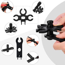 Kohree Solar Crimping Tool for MC4 / MC3 Cable Connector, with 6pcs Male Female Solar Connector + 2pcs Spanners Wrench + 1pcs Wire Crimper + 1pcs Tool Kit for 2.5/4/6mm² Solar PV Wire