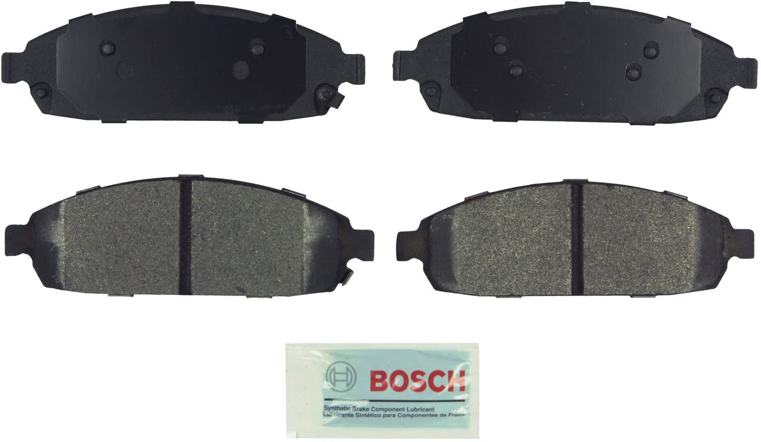 Bosch BE1080 Blue Disc Brake Pad Set for Jeep: 2006-10 Commander, 2005-10 Grand Cherokee - FRONT