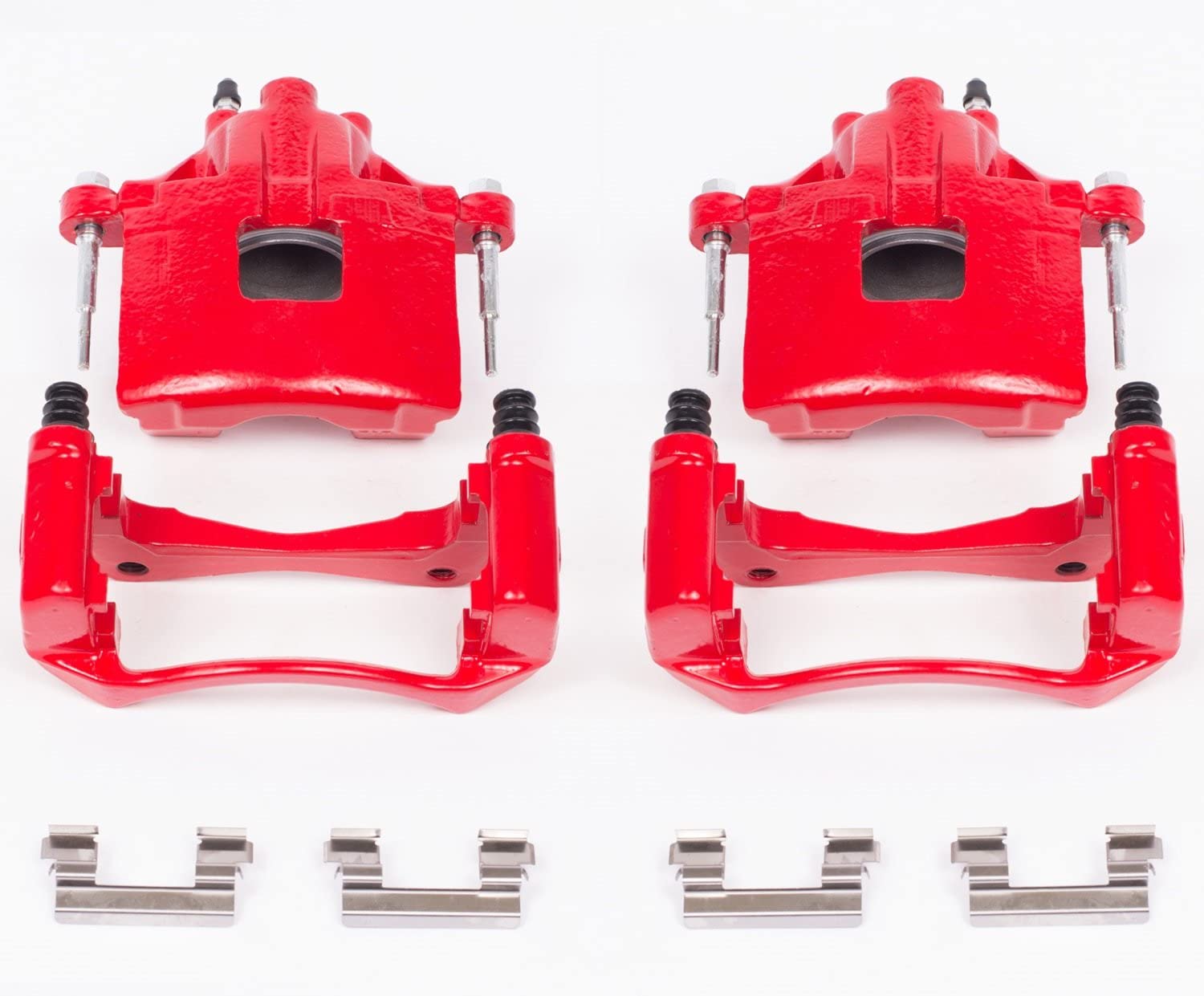 Power Stop S4638A Performance Powder Coated Brake Caliper Set For Buick, Cadillac, Oldmobile, Chevy, Pontiac
