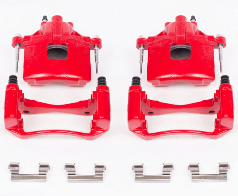 Power Stop S4638A Performance Powder Coated Brake Caliper Set For Buick, Cadillac, Oldmobile, Chevy, Pontiac
