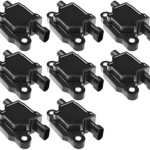 A-Premium Engine Ignition Coils Compatible with Chevy GMC Silverado 1500 Sierra 1500 Corvette Camaro Tahoe Yukon 2014-2018 4.3L 5.3L 6.2L 8-PC Set