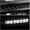 For Chevy Silverado GMT K2XX Black Housing Projector LED Headlight W/Amber Signal + H1 LED Conversion Kit W/Fan