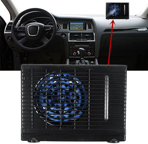 blue--net Evaporative Air Conditioner, Universal 12V Portable Car Cooler Cooling Fan Mini Cooling Conditioner Water Evaporative Air Fan