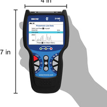 INNOVA Color Screen with Bluetooth 3160g Code Reader/Scan Tool with ABS, SRS, and Live Data for OBD2 Vehicles