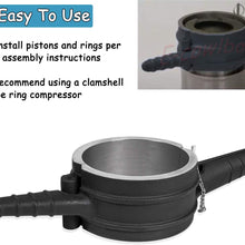 5.4" Bore Piston Ring Compressor Tool PT-7040 & Adapter and Anti-Polishing Ring For Cummins ISX Caterpillar 3400 CAT C15 - Alternative to 5299448 5299447 5299339 5394454