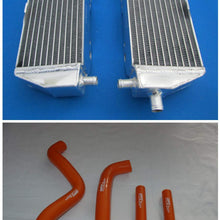 For Kawasaki KX125 KX 125 1999-2002 2000 2001 aluminum radiator and hose (green)
