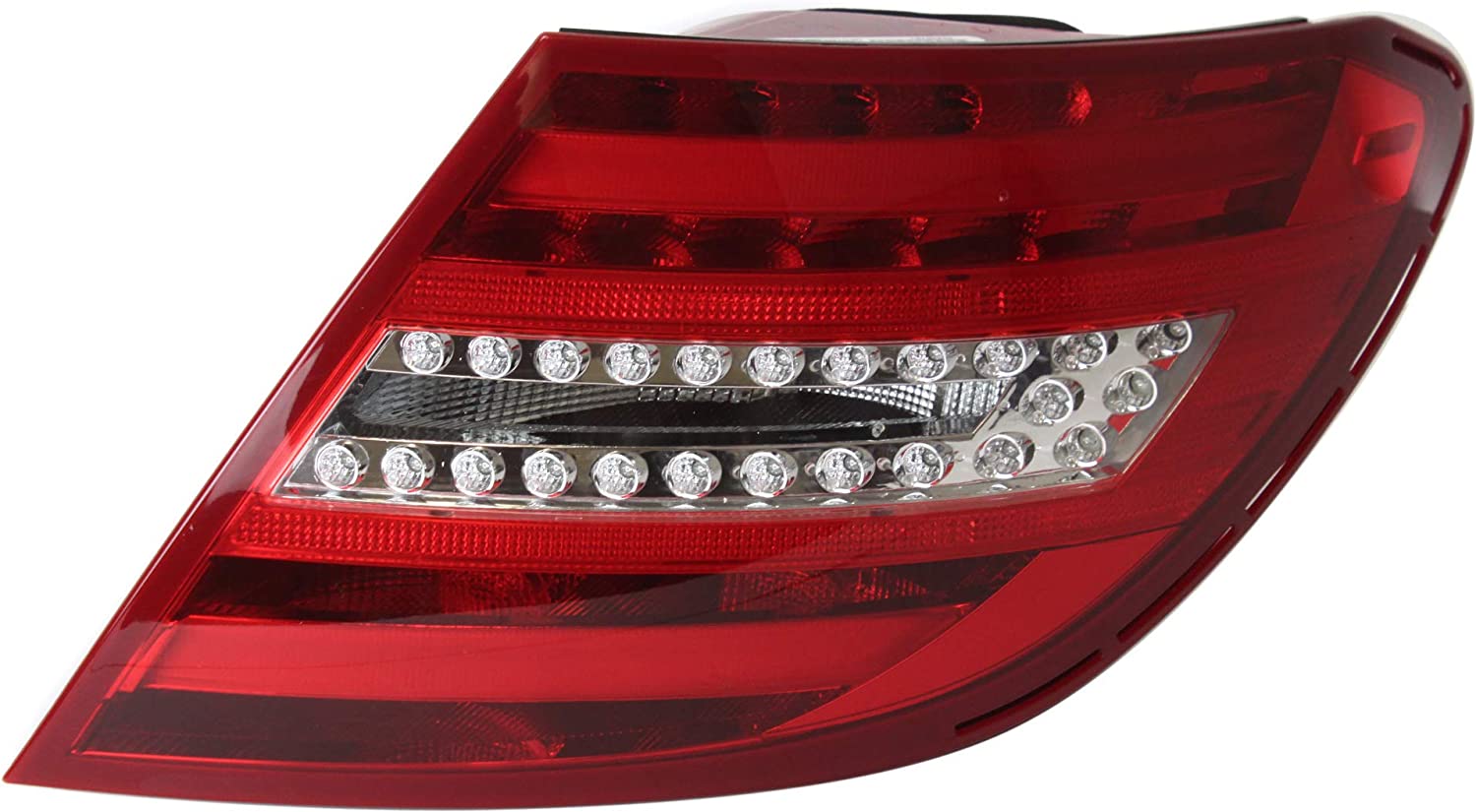 Tail Light Assembly Compatible with 2012-2014 Mercedes Benz C300 Coupe/(Sedan 12-14) Passenger Side