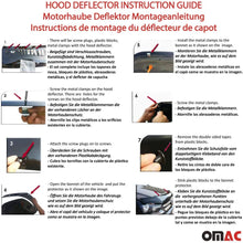 OMAC USA Front Bug Shield Hood Deflector Guard Bonnet Protector for Land Rover Range Rover 2014-2020