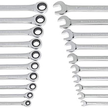 GEARWRENCH 20 Pc. Ratcheting Wrench Set, SAE/Metric - 35720