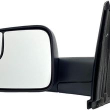 Spieg Towing Mirror For Dodge Ram 1500 2500 2002 - 2009 Power Heated Extendable 5 PIN (Driver Side)