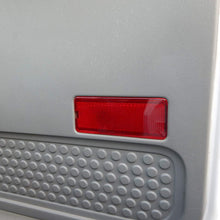 2 Premium Door Reflectors Interior Red Compatible with Ford (1999-2007 SuperDuty F250 F350 F450 F550 Super Duty & 2000-2005 Excursion)
