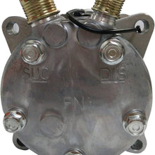 ACTECmax Universal A/C Compressor with Black 2PK Clutch SD 508 Style 5H14 R134A V Belt