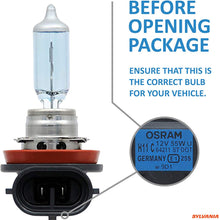 SYLVANIA - H11 SilverStar - High Performance Halogen Headlight Bulb, High Beam, Low Beam and Fog Replacement Bulb, Brighter Downroad with Whiter Light (Contains 2 Bulbs)