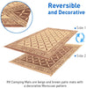 EasyGo Products Rv Camping Mats - 9'X 18' Large outdoor Patio Mat - Reversible Rv Mat - Floor Mat