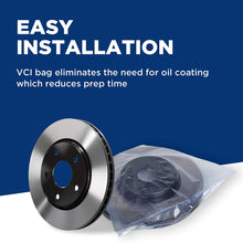 Wagner BD125768E Premium E-Coated Brake Rotor, Front