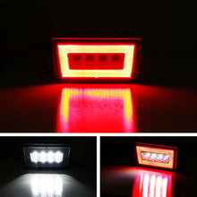 iJDMTOY Smoked Lens 3-in-1 Full LED Rear Fog Light Kit Compatible with Subaru Impreza WRX/STI or Crosstrek, Function as Tail/Brake Lamp, Backup Reverse Light (Includes Wire Harness & Mounting Bracket