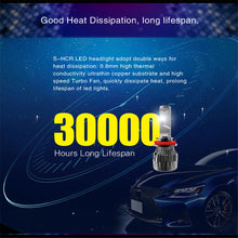 Alla Lighting S-HCR H11 LED Headlight Bulbs Conversion Kits Replacement 10000Lms Xtreme Super Bright Cars Trucks Lights H8 H9, 6K Xenon White