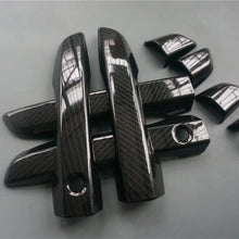 Sport Style Carbon Fiber Print Door Handle Cover Trim for Honda Civic 2016 2017 2018 2019 2020(Carbon Fiber with Keyless Holes)