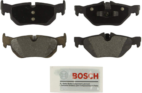 Bosch BE1267 Blue Disc Brake Pad Set For: BMW 1 Series M, 128i, 323i, 328i, 328i xDrive, 328xi, X1, Rear