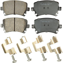 KFE KFE1108-104 Ultra Quiet Advanced Premium Ceramic Brake Pad Rear Set Compatible with: 2006-2009 Jetta, 2006-2010 Passat, CC, EOS, GTI, Tiguan, Rabbit; A3, Q3, TT