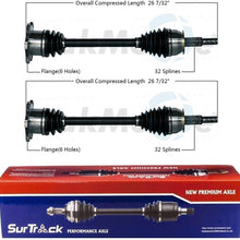SurTrack Pair Set of 2 Rear CV Axle Shafts For Nissan Pathfinder 4.0L 2005-2012