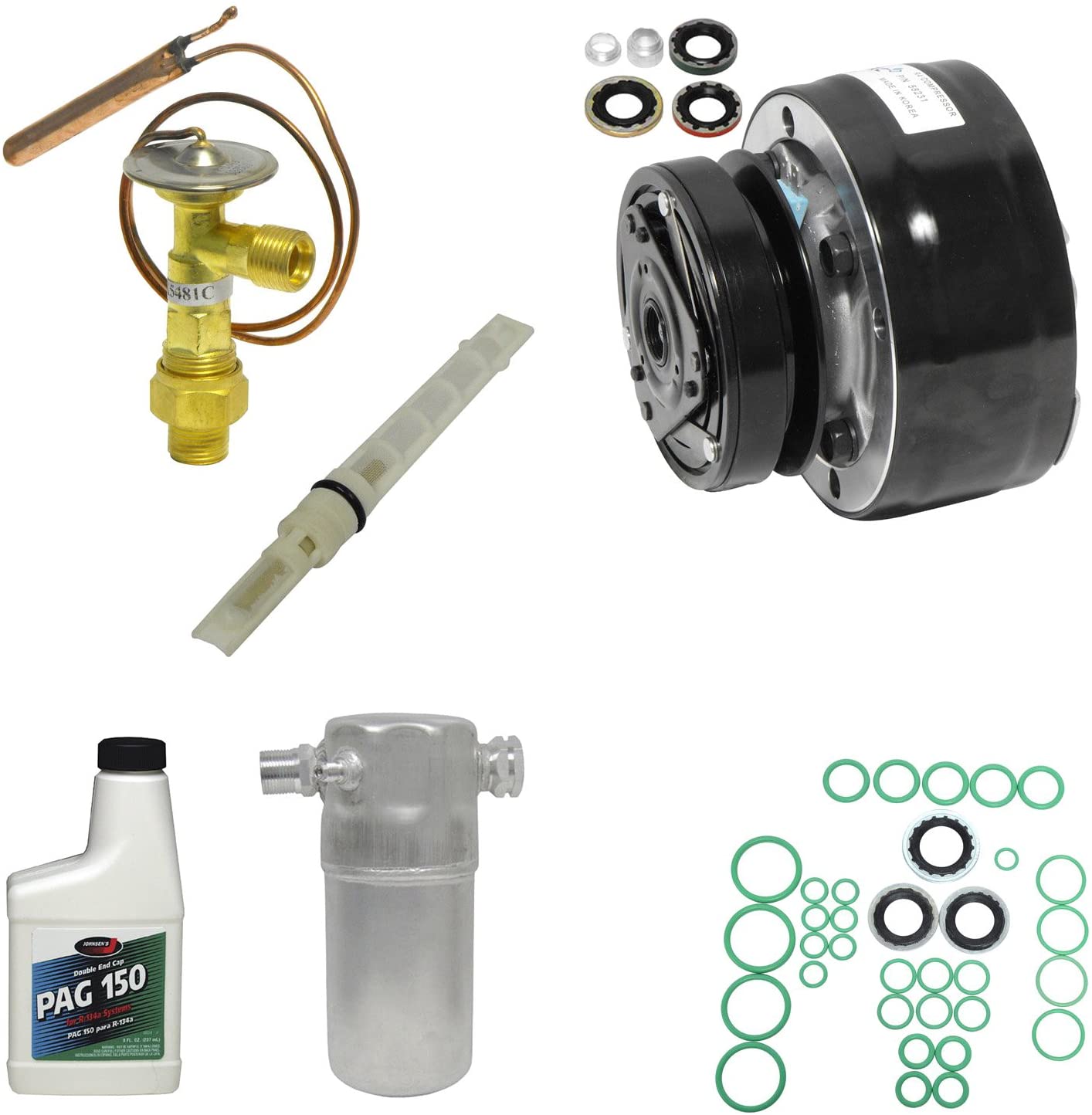 Universal Air Conditioner KT 2647 A/C Compressor and Component Kit