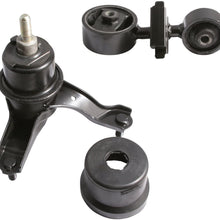 Motor and Trans Mounts - Set of 4 - Compatible with 2.4L 2002-2006 Toyota Camry and 2004-2008 Toyota Solara - Engine Mounts