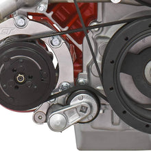 ICT Billet LS Corvette - Low Mount 4 Rib Air Conditioning Compressor Bracket for Sanden 7176 SD7 Compressor Compatible with LS1 LS6 LS2 LS3 LS7 LSX 551137-LS74-1