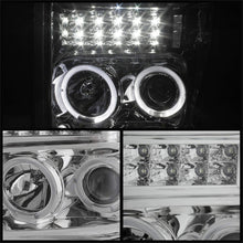 Spyder Auto (PRO-JH-FS08-LED-C ) Ford F-250/F-350/F-450 Super Duty Chrome Halogen LED Projector Headlight - Pair