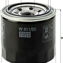 Mann Filter W811/80 Spin-On Oil Filter
