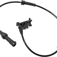 ABS Speed Sensor Compatible With 2006-2010 Ford Explorer & Mercury Mountaineer Driver Side 2-Prong Pin Male Terminal