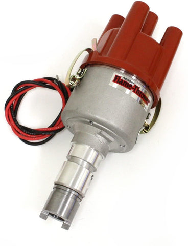 Pertronix D185604 Flame-Thrower Electronic Distributor Cast for Alfa Romeo Plug and Play with Ignitor Non Vacuum