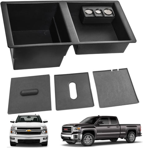 Center Console Organizer Tray for 2014-2018 Silverado Sierra Tahoe Suburban Yukon,Replaces GM OEM Part 22817343