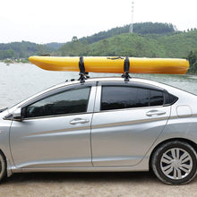 AUXMART Kayak Roof Racks Universal Saddles Kayak Carrier Mount Roof Top Mounted on Roof Racks for Canoe Boat Paddle Board Surfboard Car SUV Crossbar