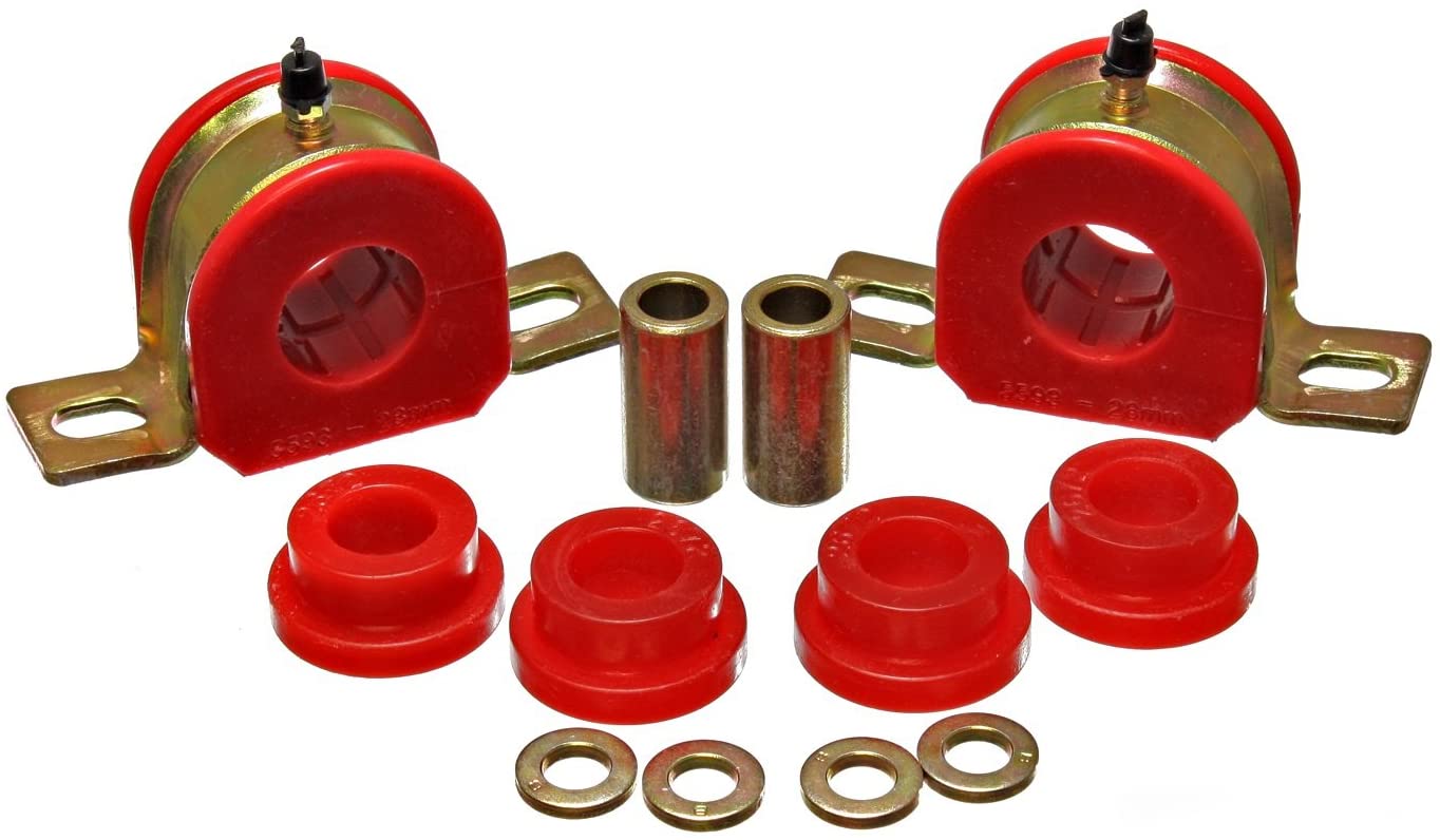 Energy Suspension 3.5215R Rear Sway Bar Bushing Set 28Mm