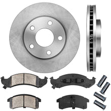 CRK11285 FRONT 278 mm Premium OE 5 Lug [2] Brake Disc Rotors + [4] Ceramic Brake Pads + Clips