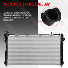 Replacement for 05-07 Chrysler Voyager/Dodge Caravan 3.3L /3.8L AT Factory Style Aluminum Core 2795 Radiator