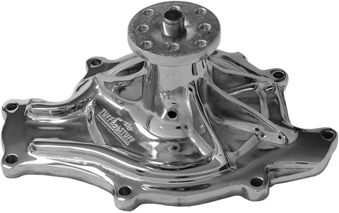 Tuff Stuff 1445NA Chrome 8-Bolt Water Pump for Pontiac
