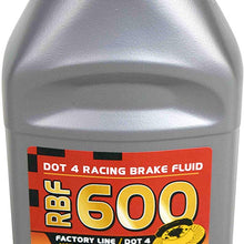 Motul (2 Pack) 100949 RBF 600 DOT 4 100% Synthetic Factory Line Racing Brake Fluid with Premium Motul Sticker (2)
