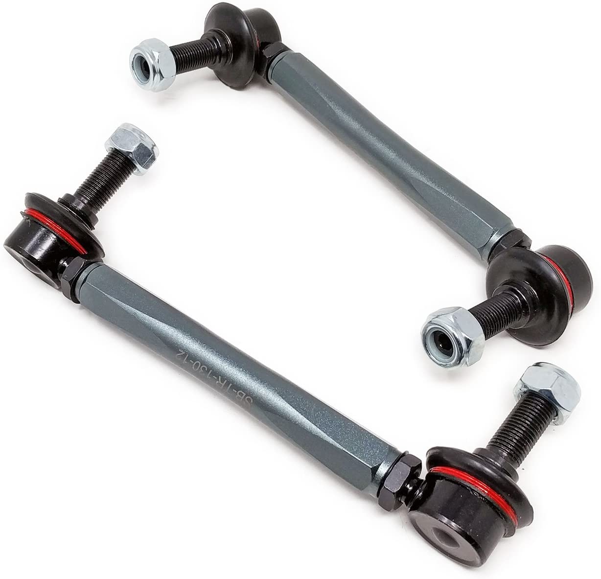 Godspeed(SB-TR-130-12) Adjustable Front Sway Bar Links, Universal Fit With 200-260mm, 12mm Stud