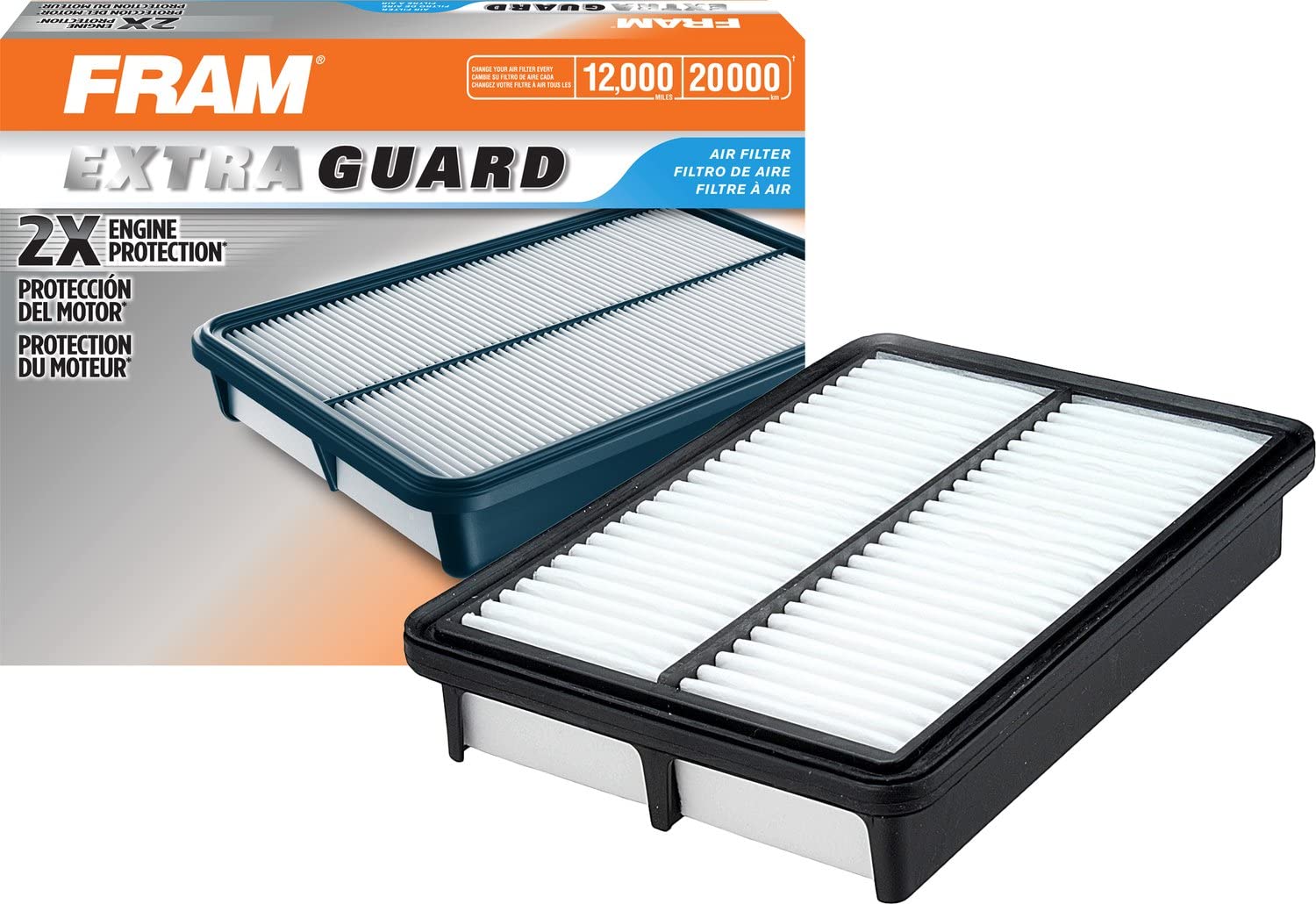 FRAM Extra Guard Air Filter, CA10086 for Select Hyundai and Kia Vehicles