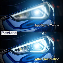 Plextone Headlights Restoration Kit Restore Dull Faded and Discoloured Headlights (estores Oxidation, Hazy, Yellow, Scratch) Car Headlight Cleaner with Exclusive UV Protection Clear Coat